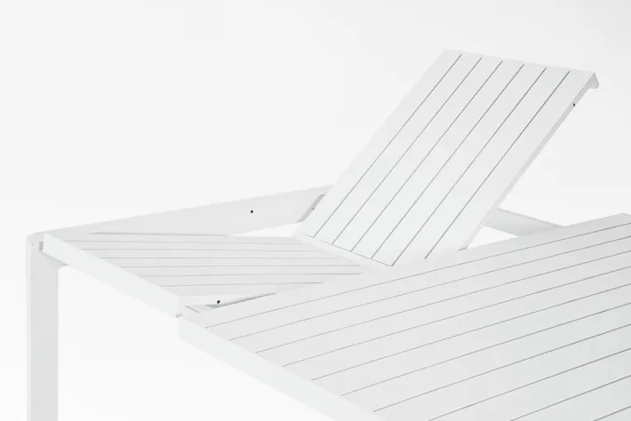 Bizzotto Tavoli>TAVOLO IN ALLUMINIO BIANCO CX21 - KIPLIN