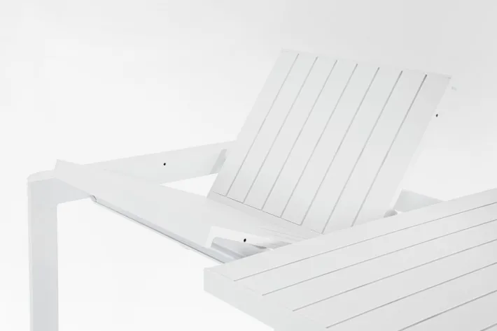 Bizzotto Tavoli>TAVOLO IN ALLUMINIO BIANCO CX21 - KIPLIN
