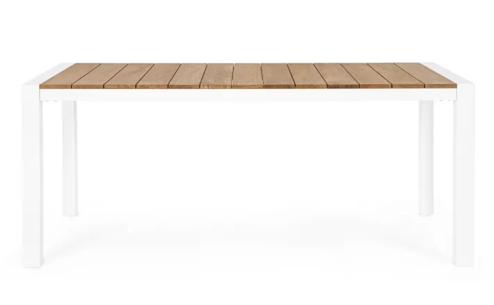 Bizzotto Tavoli>TAVOLO IN ALLUMINIO BIANCO GK50 - CAMERON