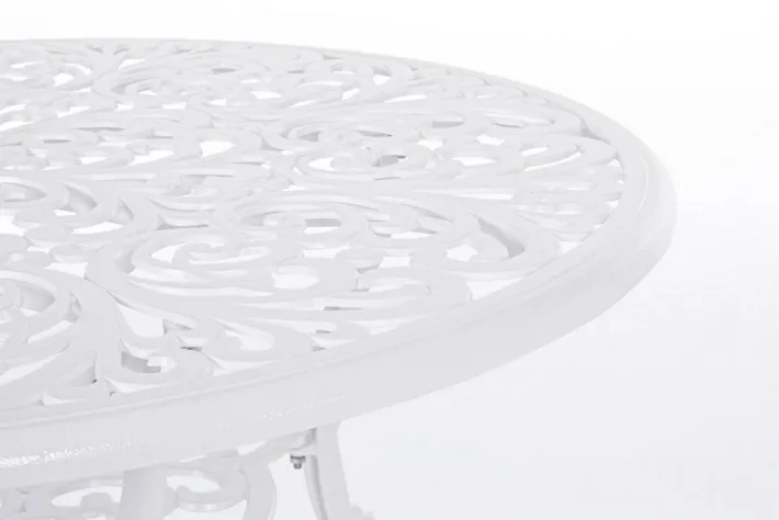 Bizzotto Tavoli>TAVOLO IN ALLUMINIO D110 BIANCO - VICTORIA