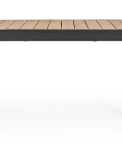 Bizzotto Tavoli>TAVOLO IN ALLUMINIO 160-240X100 ANTRACITE YK13 - BELMAR
