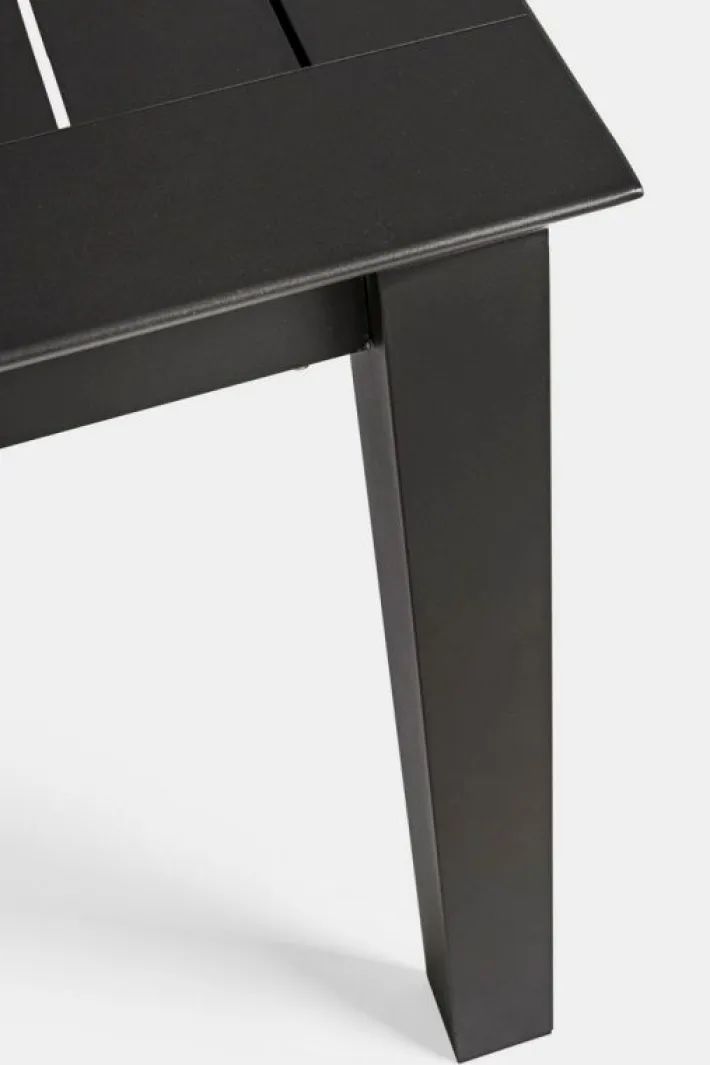 Bizzotto Tavoli>TAVOLO IN ALLUMINIO 160/240X100 ANTRACITE CX23 - KONNOR