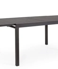 Bizzotto Tavoli>TAVOLO IN ALLUMINIO 135/270X90 ANTRACITE YK13 - PELAGIUS