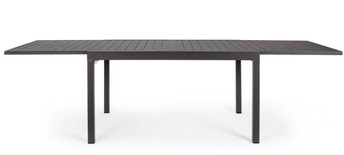 Bizzotto Tavoli>TAVOLO IN ALLUMINIO 135/270X90 ANTRACITE YK13 - PELAGIUS
