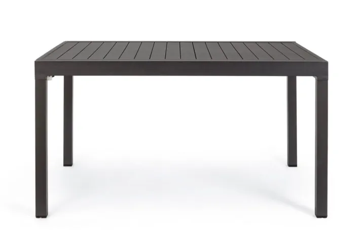 Bizzotto Tavoli>TAVOLO IN ALLUMINIO 135/270X90 ANTRACITE YK13 - PELAGIUS