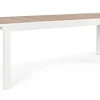 Bizzotto Tavoli>TAVOLO IN ALLUMINIO 220-340X100 BIANCO YK11 - BELMAR