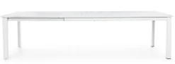 Bizzotto Tavoli>TAVOLO IN ALLUMINIO 200/300X110 BIANCO CX21-KONNOR
