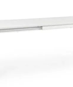 Bizzotto Tavoli>TAVOLO IN ALLUMINIO 160/240X100 BIANCO CX21 - KONNOR