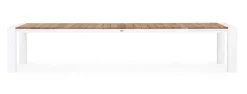 Bizzotto Tavoli>TAVOLO IN ALLUMINIO 253/319/384X110 BIANCO GK50 - CAMERON