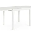 Bizzotto Tavoli>TAVOLO IN ALLUMINIO 83/166X80 BIANCO YK11 - PELAGIUS