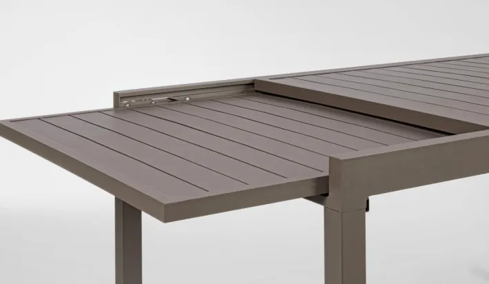 Bizzotto Tavoli>TAVOLO IN ALLUMINIO 135-270X90 COFFEE YK14 - PELAGIUS