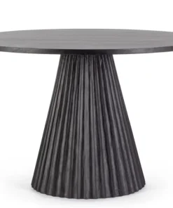 Bizzotto Tavoli>TAVOLO IN LEGNO NERO D120 - ORISSA