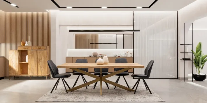 Bizzotto Tavoli>TAVOLO IN LEGNO 220X100 - JAIDEV