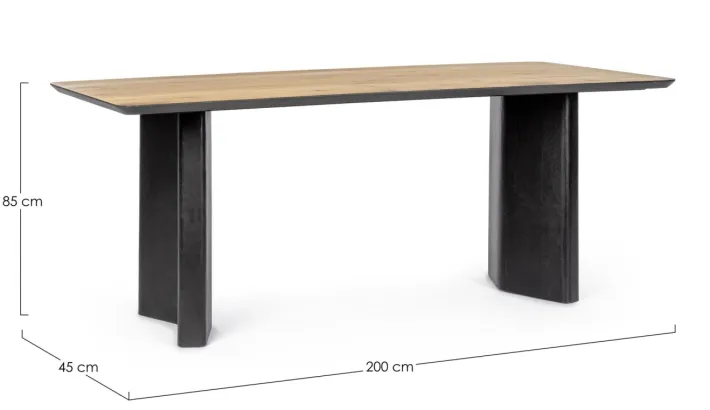Bizzotto Tavoli>TAVOLO IN LEGNO 190X90 - STANWOOD