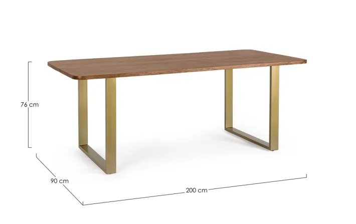 Bizzotto Tavoli>TAVOLO IN LEGNO 200X90 - VITAL