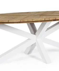 Bizzotto Tavoli>TAVOLO IN TEAK BIANCO RT01 - PALMDALE
