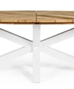 Bizzotto Tavoli>TAVOLO IN TEAK BIANCO RT01 - PALMDALE