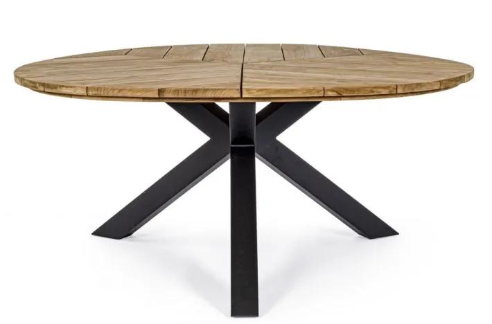 Bizzotto Tavoli>TAVOLO IN TEAK CARBON RT02 - PALMDALE