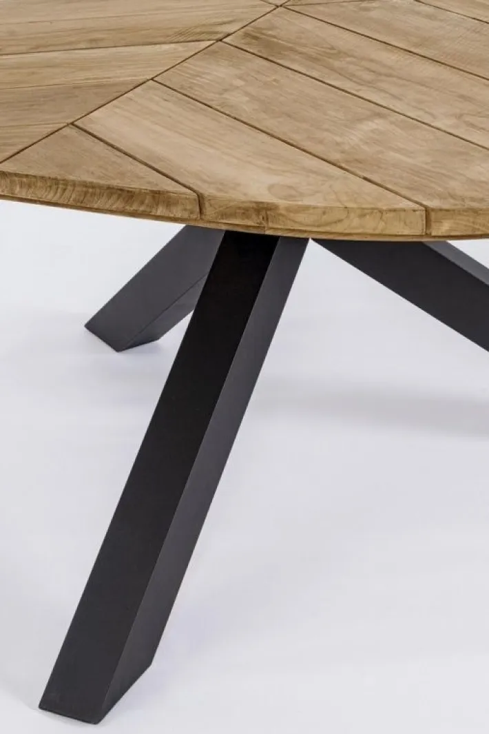 Bizzotto Tavoli>TAVOLO IN TEAK CARBON RT02 - PALMDALE