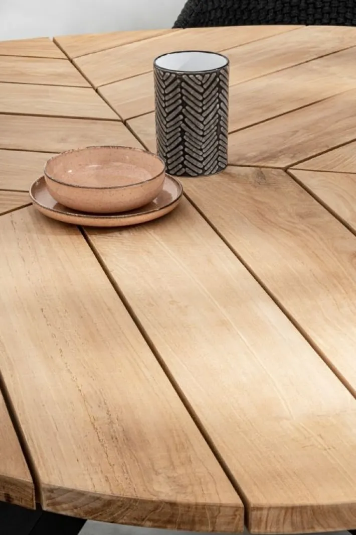 Bizzotto Tavoli>TAVOLO IN TEAK CARBON RT02 - PALMDALE