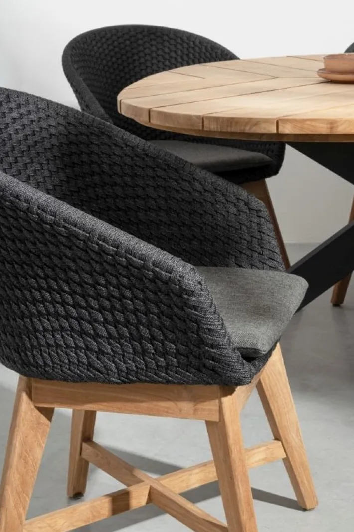 Bizzotto Tavoli>TAVOLO IN TEAK CARBON RT02 - PALMDALE