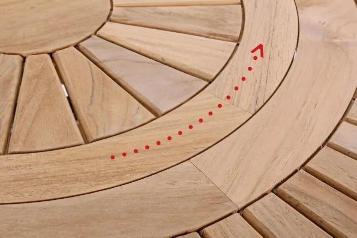 Bizzotto Tavoli>TAVOLO IN TEAK D155 - MARYLAND