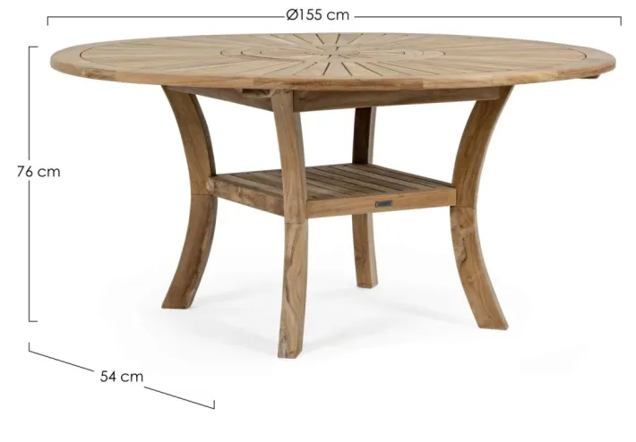 Bizzotto Tavoli>TAVOLO IN TEAK D155 - MARYLAND