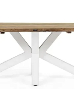 Bizzotto Tavoli>TAVOLO IN TEAK RICICLATO BIANCO PM01 - RAMSEY