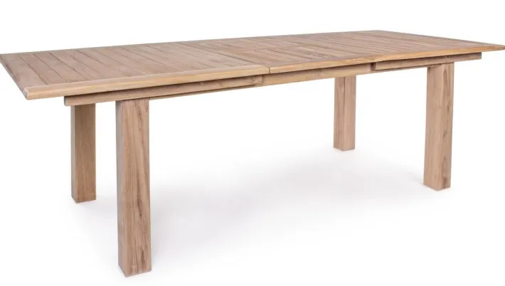 Bizzotto Tavoli>TAVOLO IN TEAK 180/240X100 - MARYLAND