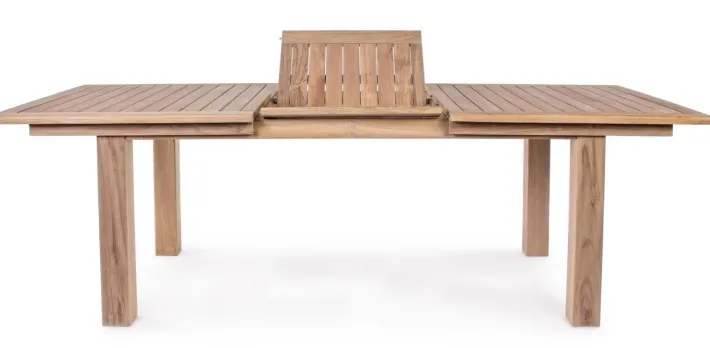 Bizzotto Tavoli>TAVOLO IN TEAK 180/240X100 - MARYLAND