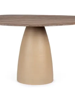 Bizzotto Tavoli>TAVOLO STANLEY TOP RUSTIC BROWN 140