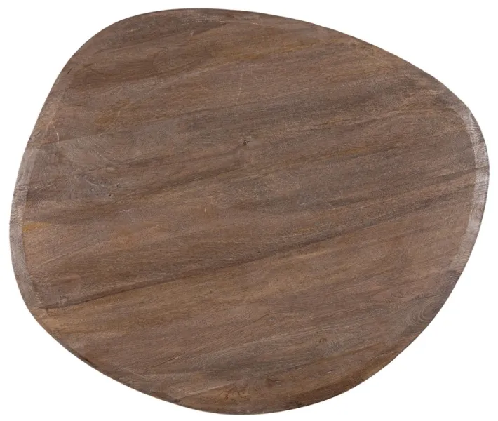 Bizzotto Tavoli>TAVOLO STANLEY TOP RUSTIC BROWN 140