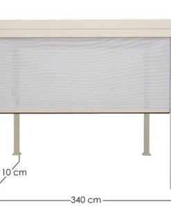 Bizzotto Pergole E Gazebo>TENDA RULLO PERGOLA OCEAN LATO 3.6M SETA