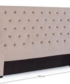 Bizzotto Letti>TESTIERA LETTO IN LEGNO GRIGIO CHIARO 160 - CASPAR