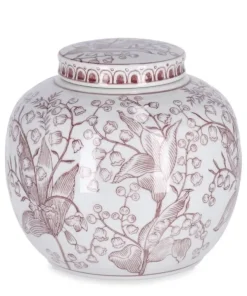 Bizzotto Vasi>VASO CAI C-TAPPO BOMB ROSSO BIANCO H18