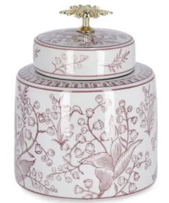 Bizzotto Vasi>VASO CAI C-TAPPO CIL ROSSO BIANCO H19