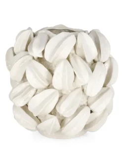 Bizzotto Vasi>VASO CARAMBOLA BIANCO H32