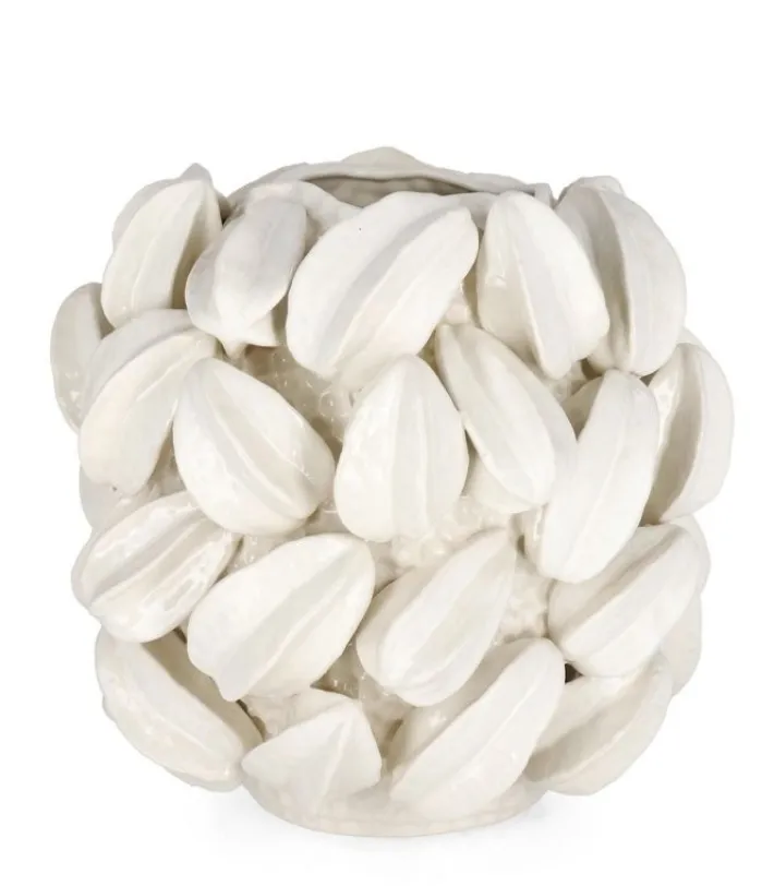 Bizzotto Vasi>VASO CARAMBOLA BIANCO H32