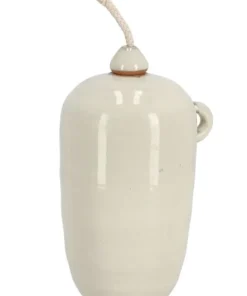 Bizzotto Oggettistica>VASO CON STOPPINO ESMA BEIGE H18,5