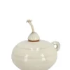 Bizzotto Oggettistica>VASO CON STOPPINO ESMA BEIGE H9