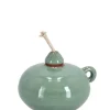 Bizzotto Oggettistica>VASO CON STOPPINO ESMA VERDE H9