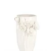 Bizzotto Vasi>VASO DECORATIVO POPPY BIANCO H22