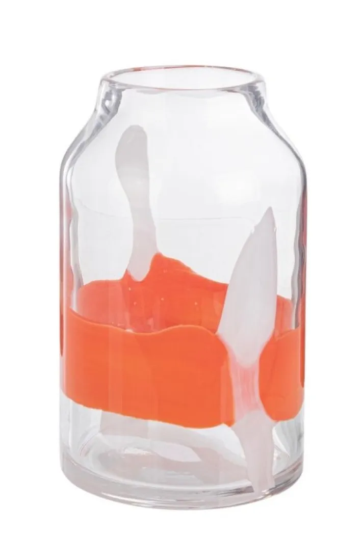 Bizzotto Vasi>VASO ERIDANUS VT ARANCIO BIANCO H24,5