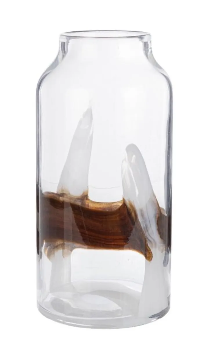 Bizzotto Vasi>VASO ERIDANUS VT BIANCO NERO H31