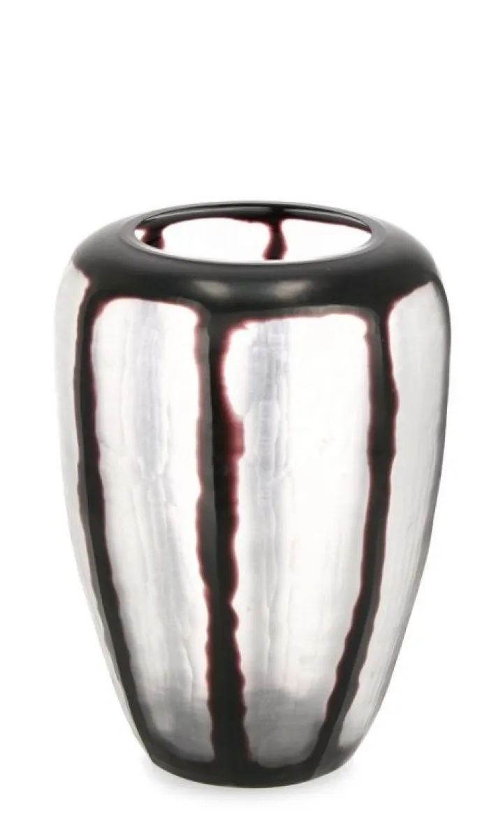 Bizzotto Vasi>VASO KIRINDA SVAS VT TRASPARENT NERO H30