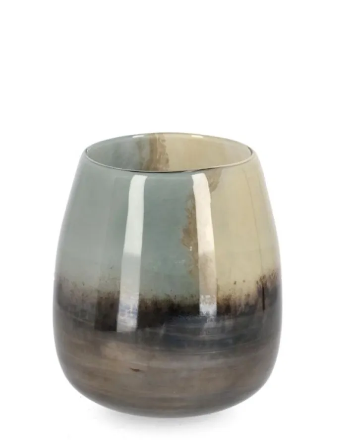 Bizzotto Vasi>VASO MERCURY BOMB VT MARRONE H18,6