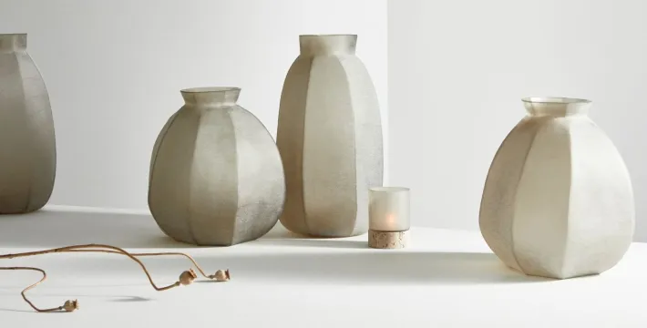 Bizzotto Vasi>VASO MIRISSA VT BEIGE H37