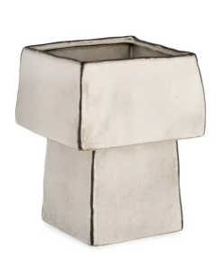 Bizzotto Vasi>VASO NIKOS QUADRATO ALTO BIANCO H25