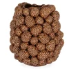 Bizzotto Vasi>VASO PIGNA MARRONE H37,5