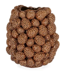 Bizzotto Vasi>VASO PIGNA MARRONE H37,5
